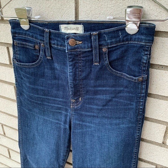 Madewell 10" High-Rise Skinny Jeans in Hayes Wash F4684 - Picture 3 of 13